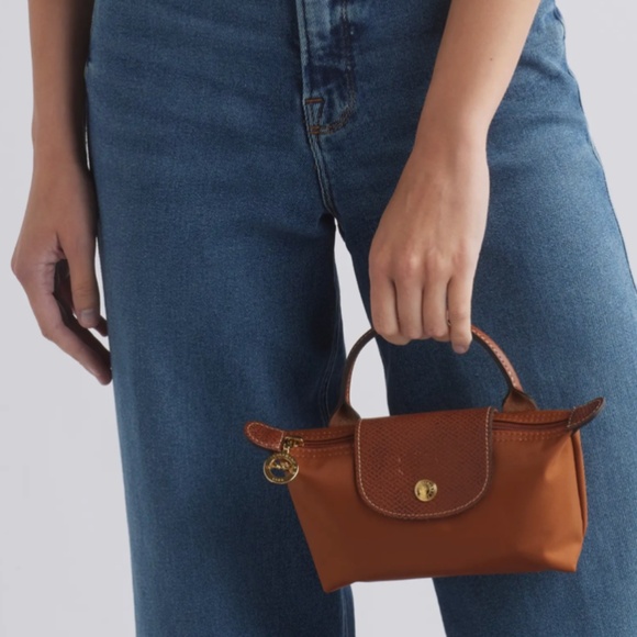 Longchamp Le Pliage Nylon Canvas Cosmetic Case (Mini Purse) Like New Used Once - Picture 10 of 10